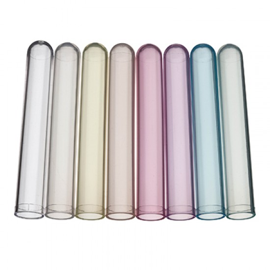SuperClear® 12x75 mm Culture Tubes, Polypropylene, Purple Color, in Bags