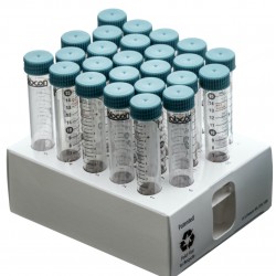 15 mL PerformR® Polystyrene Centrifuge Tubes, 25 per Rack, Sterile