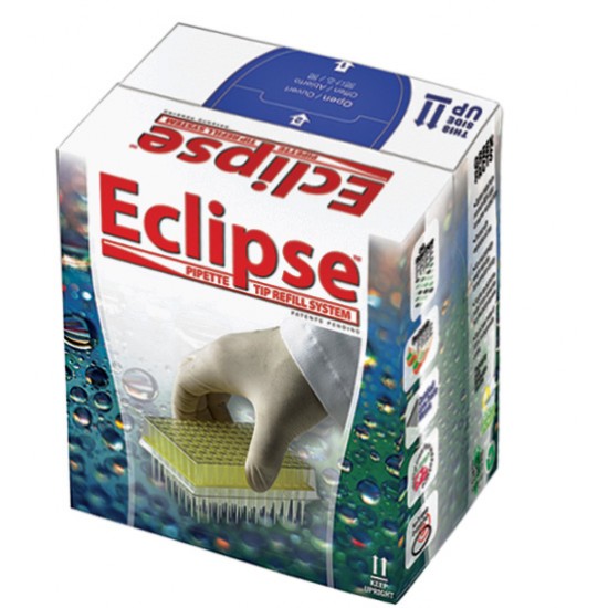 Eclipse™ 200 uL Beveled Point Yellow Pipet Tips, in Eclipse™ Mini Refills