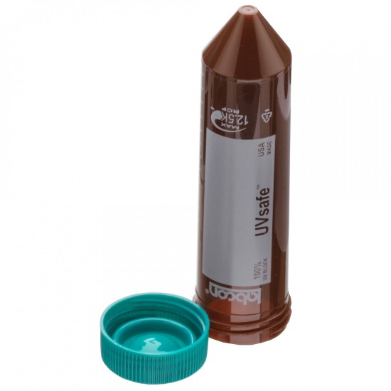 50 mL UVSafe® Centrifuge Tubes with Plug Style Caps, 25 per Rack, Sterile