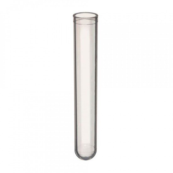 SuperClear® 12x75 mm Culture Tubes with Dual Position Caps, Polypropylene, 125 per Bag, Sterile