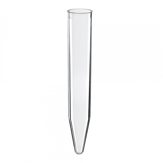 SuperClear® 12x75 mm Conical Bottom Culture Tubes, Polypropylene, 25 per Bag, Sterile