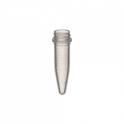 SuperClear® 1.5 mL Screw Cap Microcentrifuge Tubes with Caps, Sterile