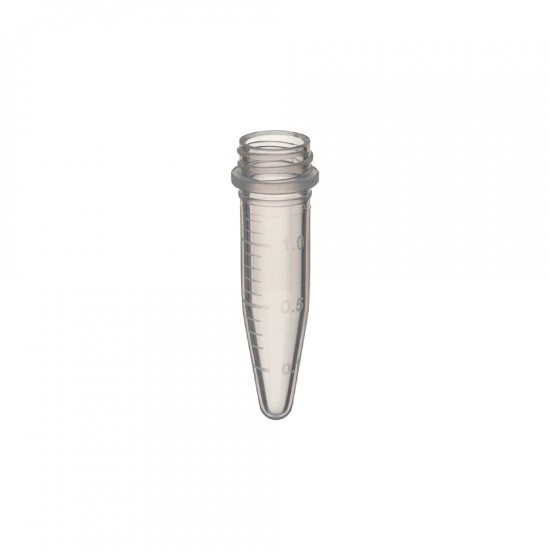 SuperClear® 1.5 mL Screw Cap Microcentrifuge Tubes with Elastomeric Caps, in Resealable Bags