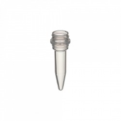 SuperClear® 0.5 mL Screw Cap Microcentrifuge Tubes with Elastomeric Caps, in Resealable Bags