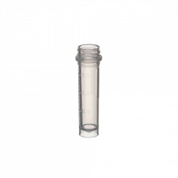 SuperClear® 2.0 mL Screw Cap Microcentrifuge Tubes with Caps, in Resealable Bags