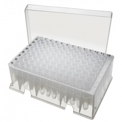 PurePlus® 1.2 mL Sample Library Tubes, In Strips of 8, in 96 Racks, Autoclavable