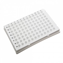 PurePlus® 0.2 mL 96 Well PCR Plates with Full Skirt for Real Time Thermocyclers, Opaque White