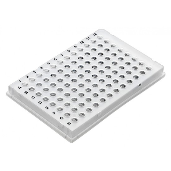 PurePlus® 0.1 mL 96 Well Low Profile PCR Plates with Full Skirt for Popular Thermocyclers, Natural Color